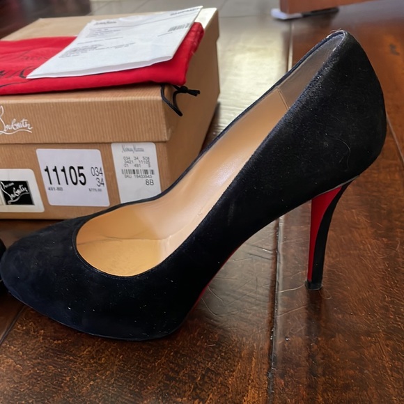 Christian Louboutin Argotik 100 Suede Pumps Size 38/8 - Picture 5 of 9